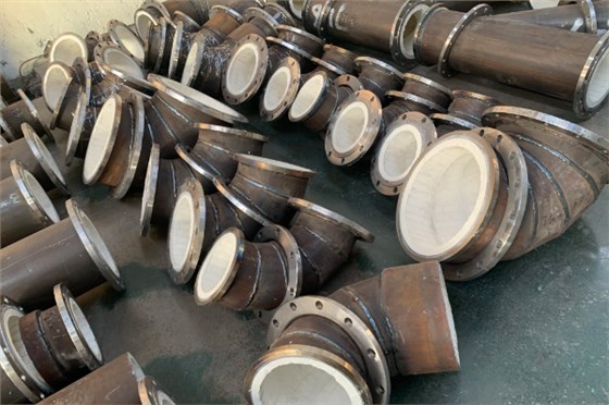 制粉系统耐磨陶瓷片管道