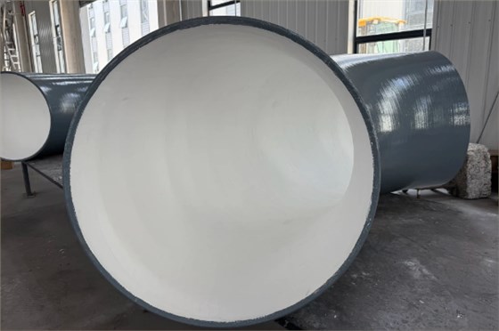 水洗砂耐磨陶瓷管道焊接式陶瓷