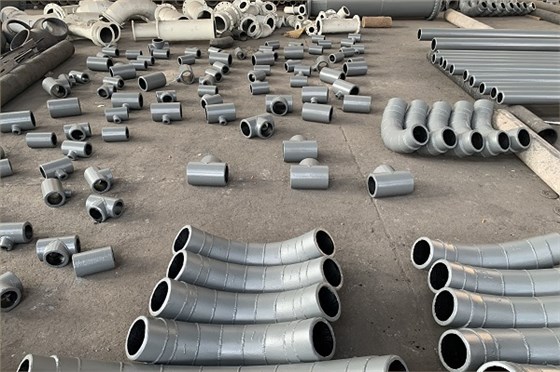 双金属耐磨三通